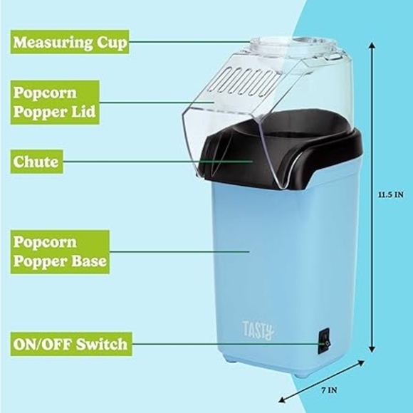 Tasty Hot Air Popcorn Popper - Picture 5 of 5